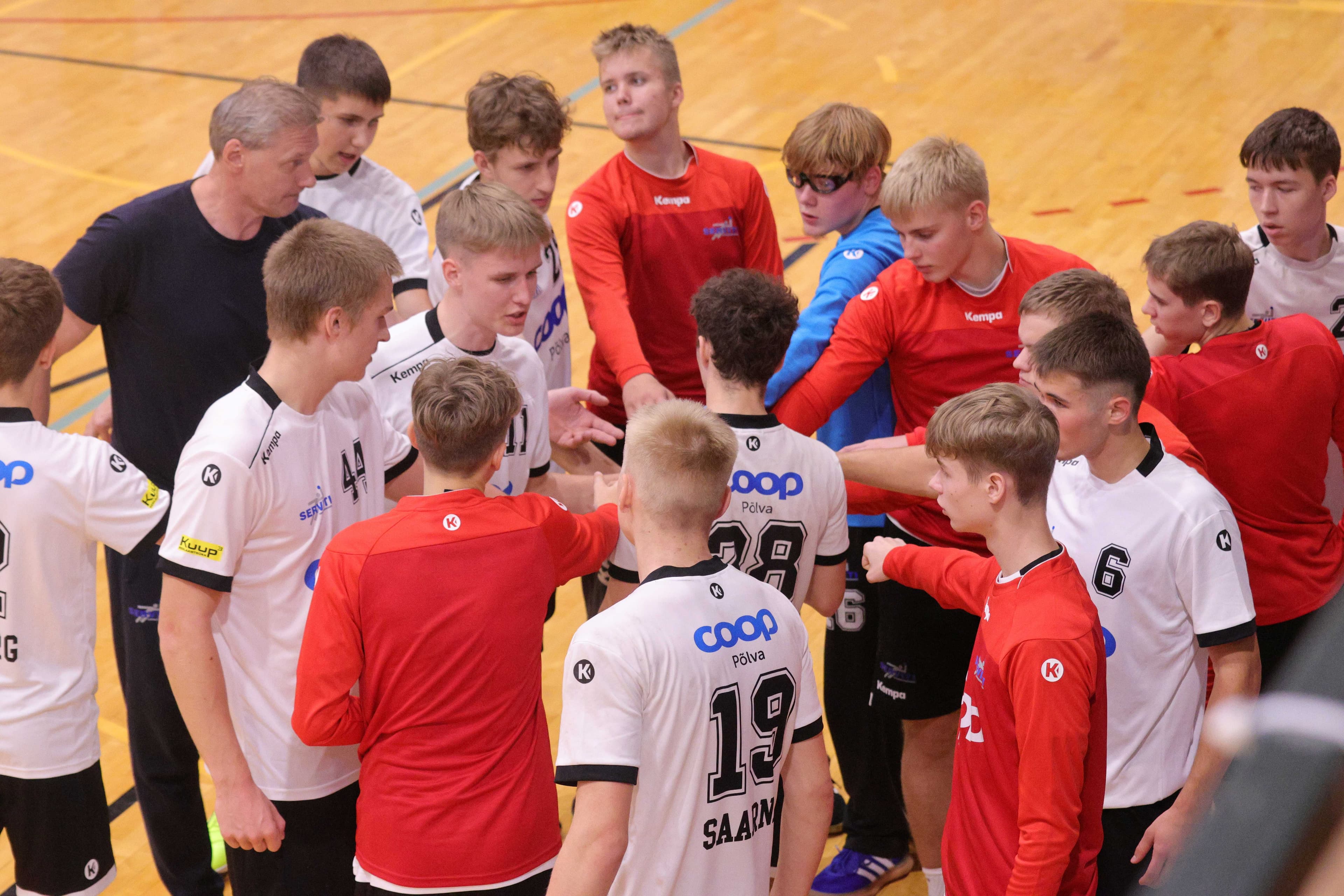 Viimsi Kooli Spordihoones toimusid noormeeste U19 vanuseklassi I etapi mängud 2025 Eesti meistrivõistlustel käsipallis