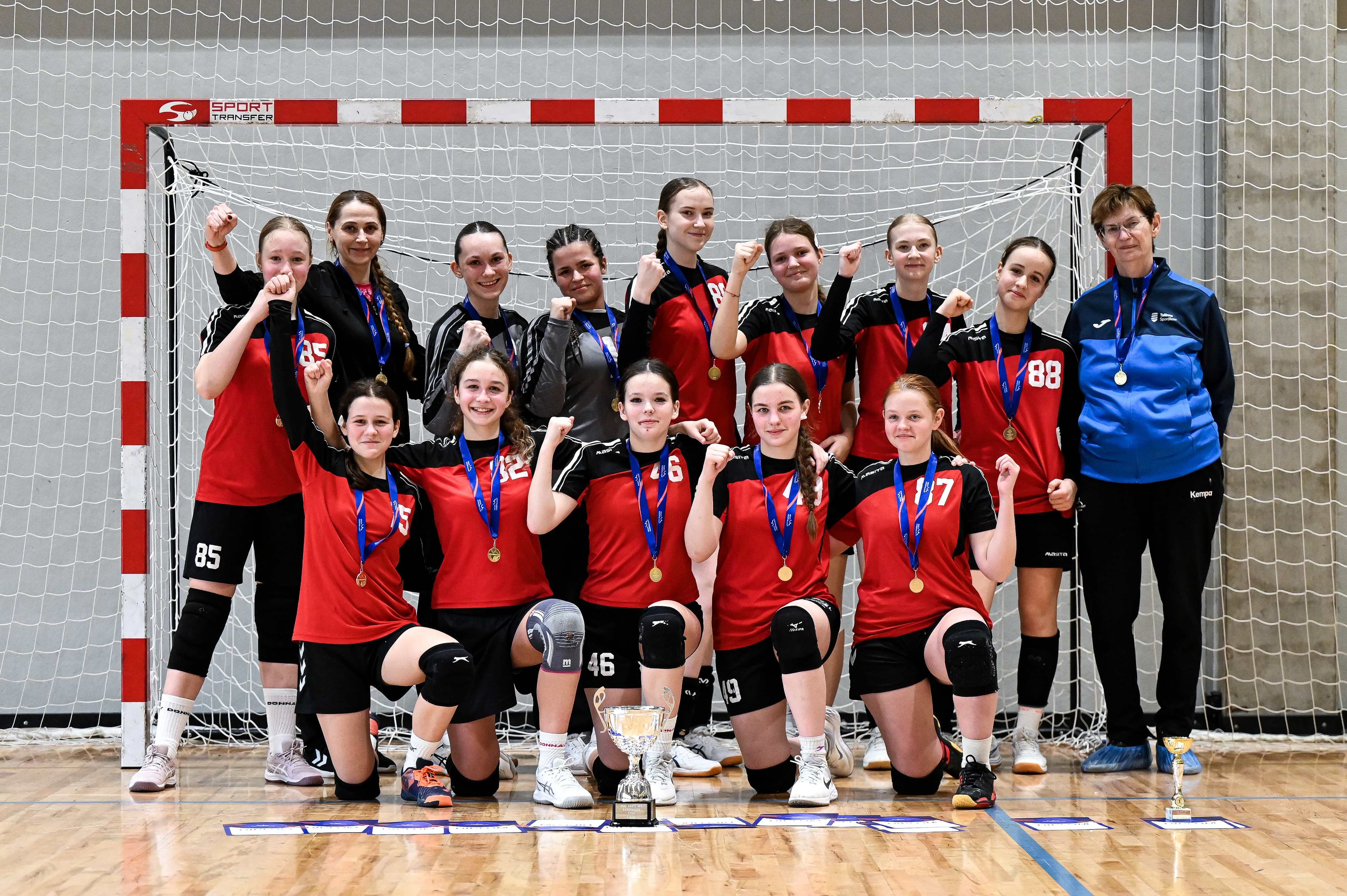 Käsipalliklubi Mella võistkond on 2025 Eesti meister tütarlaste U16 käsipallis