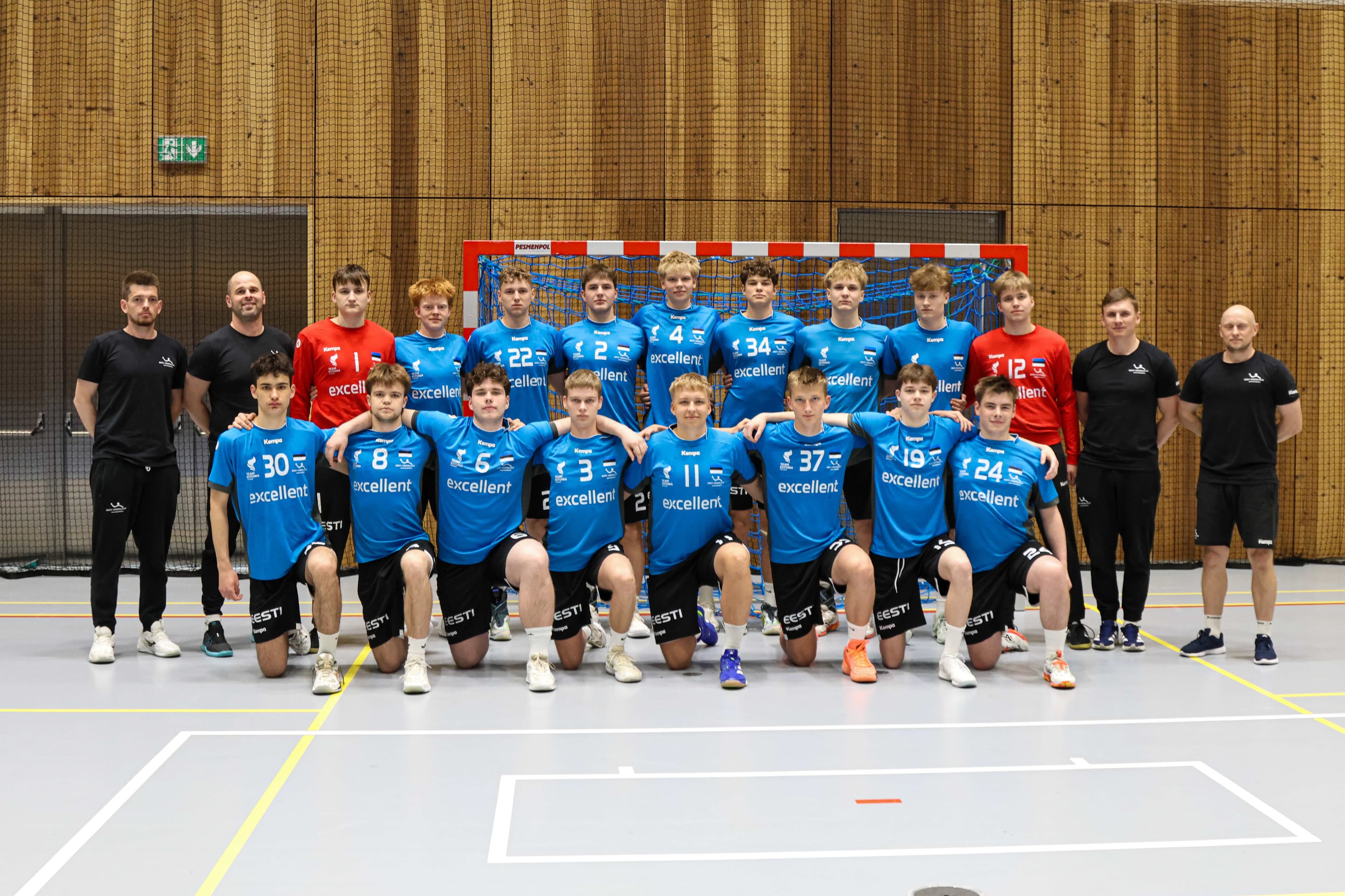 Noormeeste U18 järelkasvukoondis alustab ettevalmistust EHF Championship I 2026 turniiriks