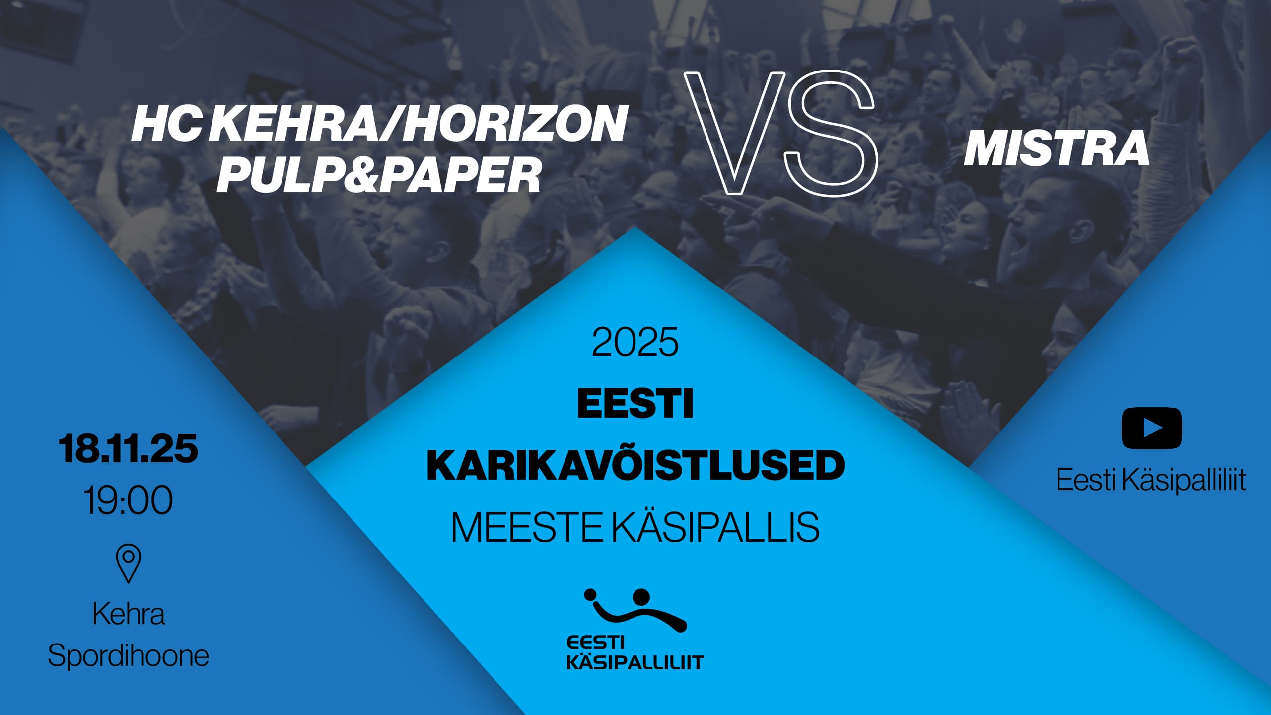 Vaata 2025 Eesti karikavõistluste meeste käsipalli kohtumist