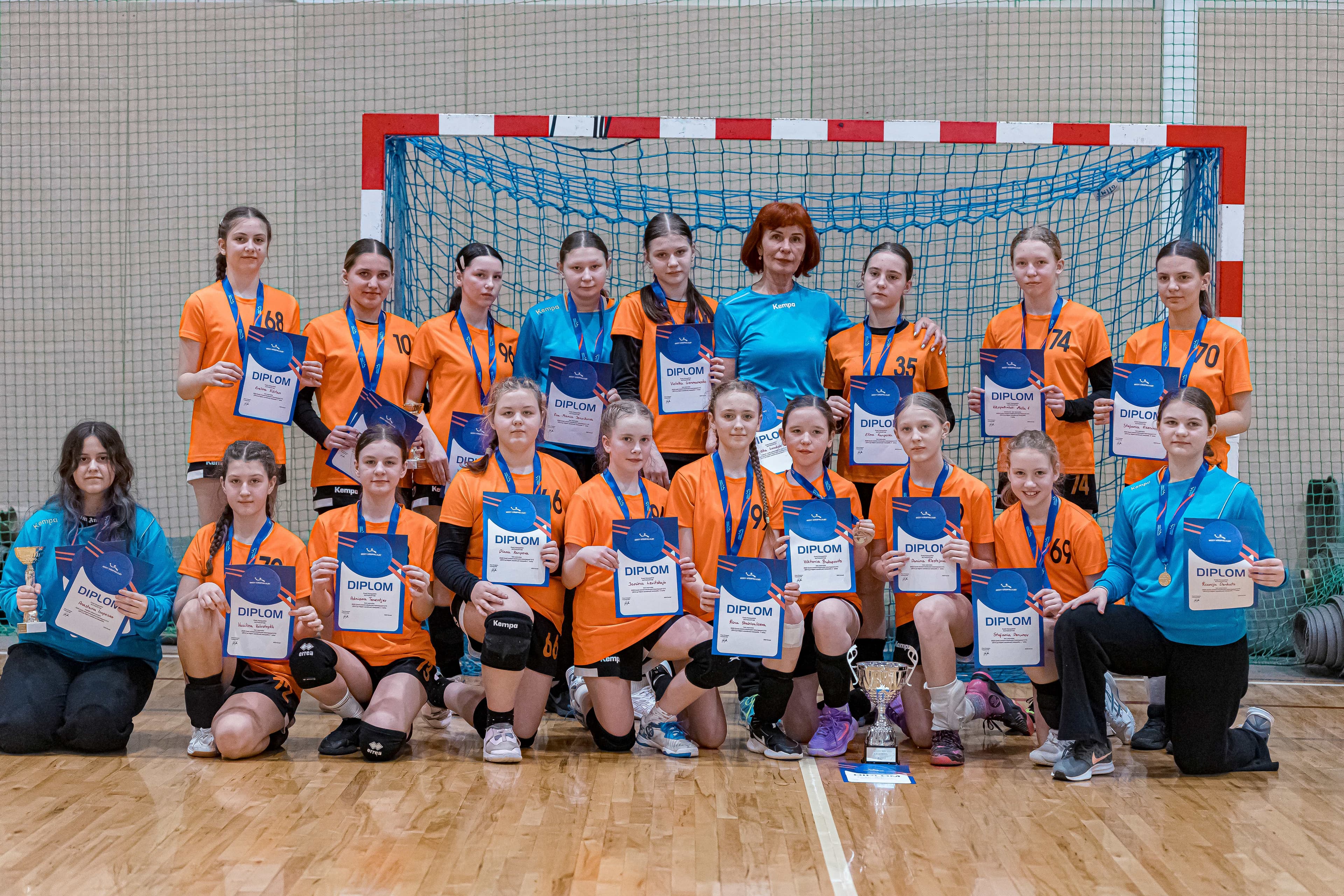 Käsipalliklubi Mella 1 võistkond on 2025 Eesti meister tütarlaste U13 käsipallis