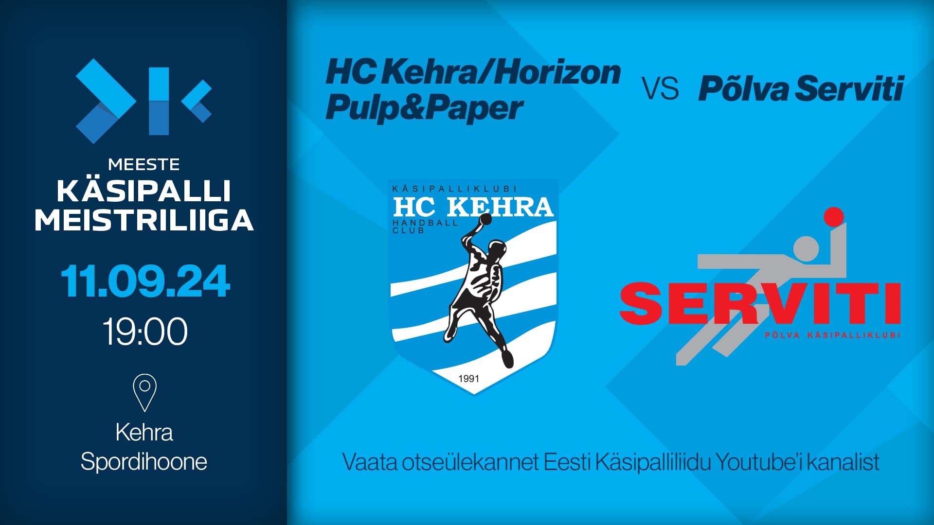 Vaata 2025 Eesti meistrivõistluste meeste meistriliiga avavooru kohtumist