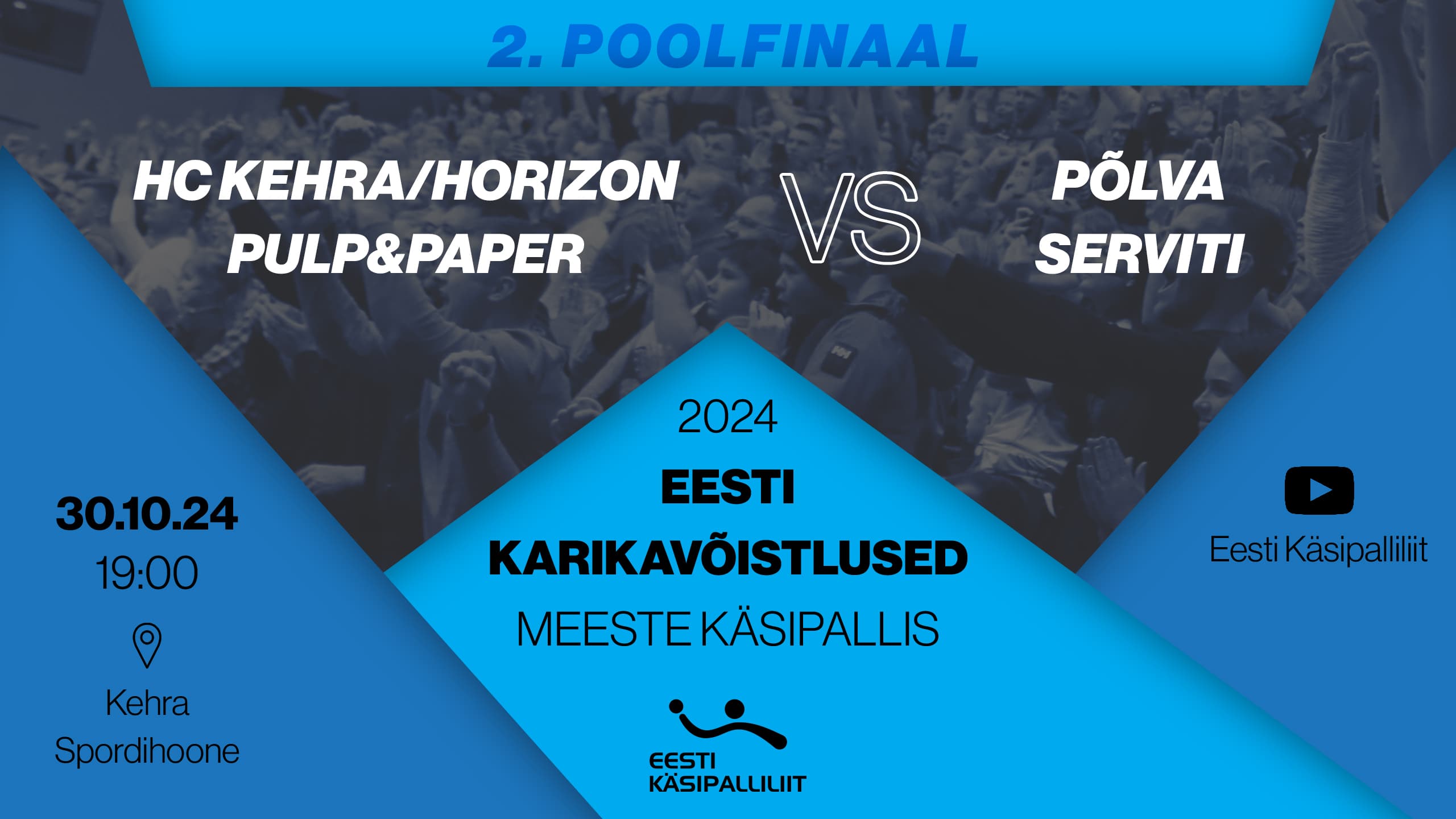 Vaata 2024 Eesti karikavõistluste meeste käsipalli poolfinaalkohtumist
