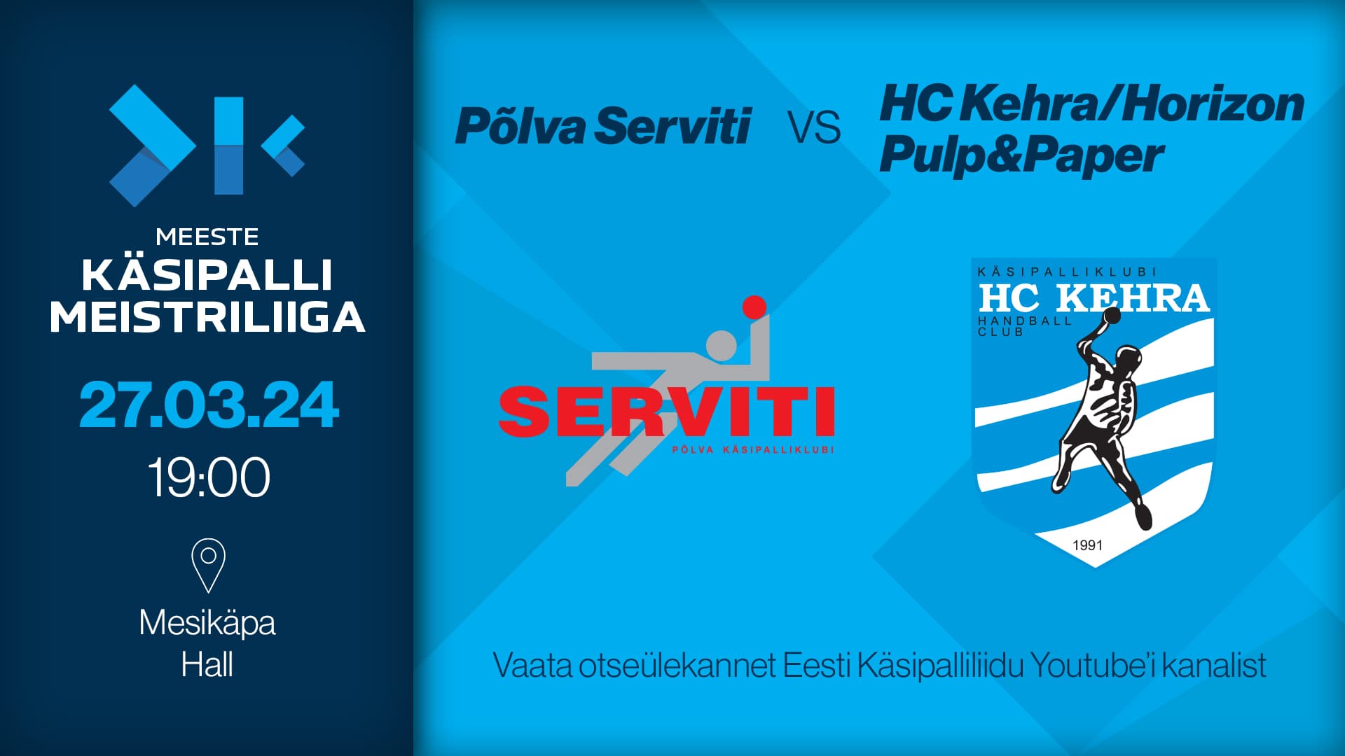 Vaata 2024 Eesti meistrivõistluste meeste meistriliiga kohtumist