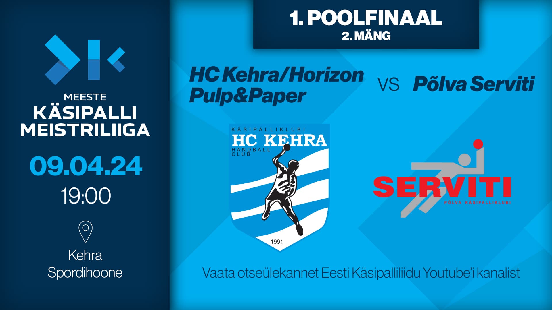 Vaata 2024 Eesti meistrivõistluste meeste meistriliiga poolfinaalkohtumist