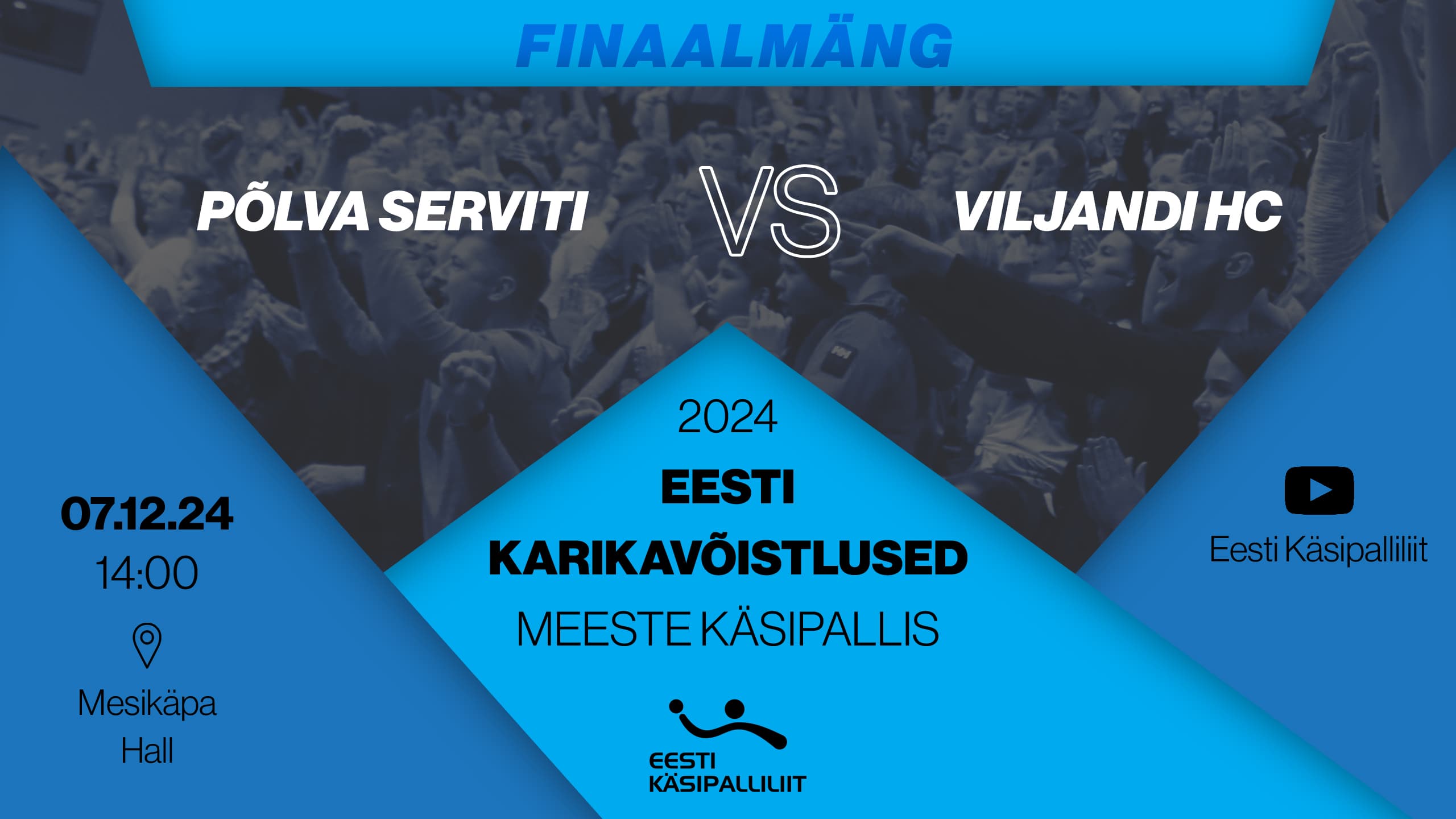 Vaata 2024 Eesti karikavõistluste meeste käsipalli finaalkohtumist