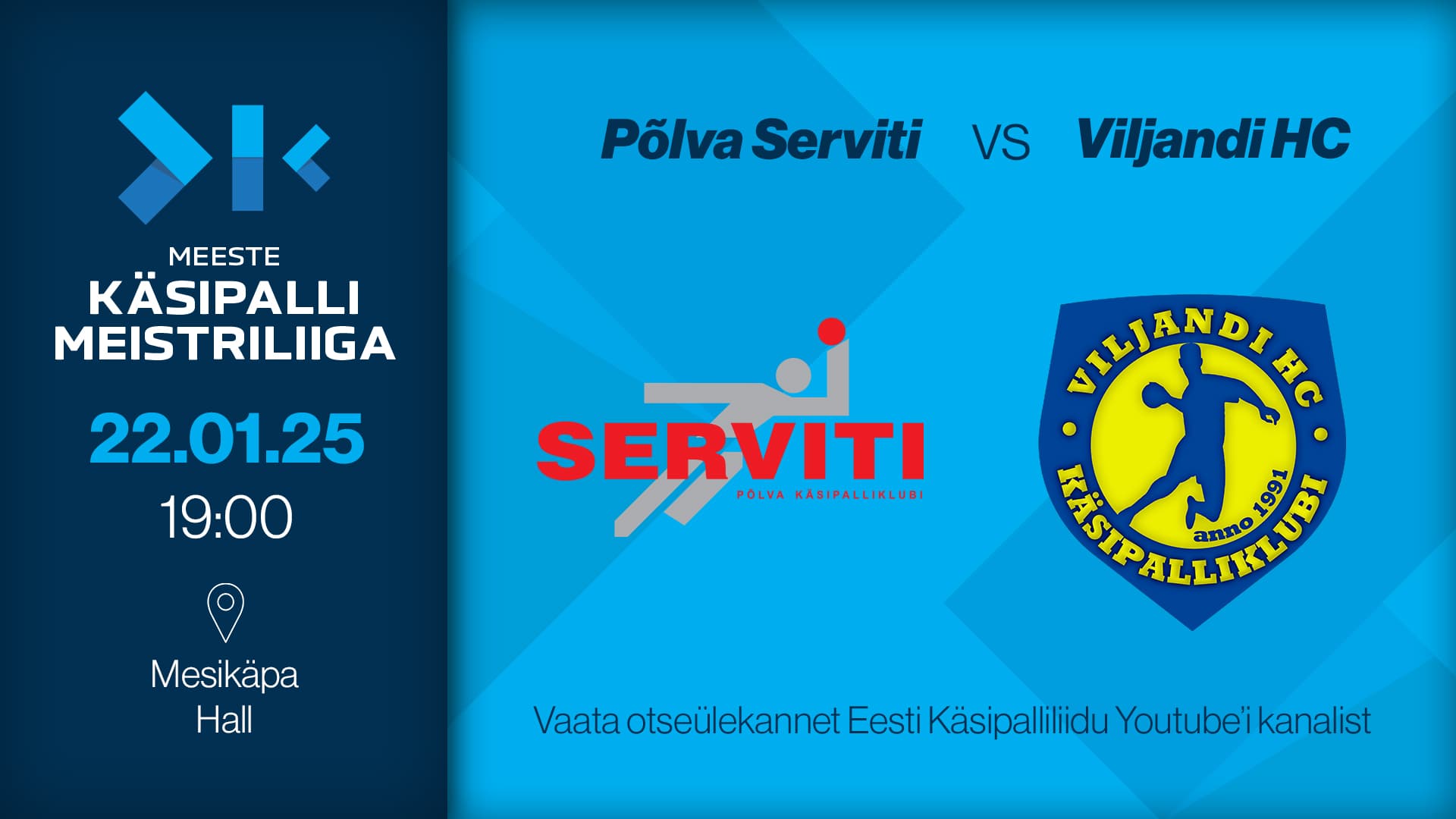 Vaata 2025 Eesti meistrivõistluste meeste meistriliiga kohtumist