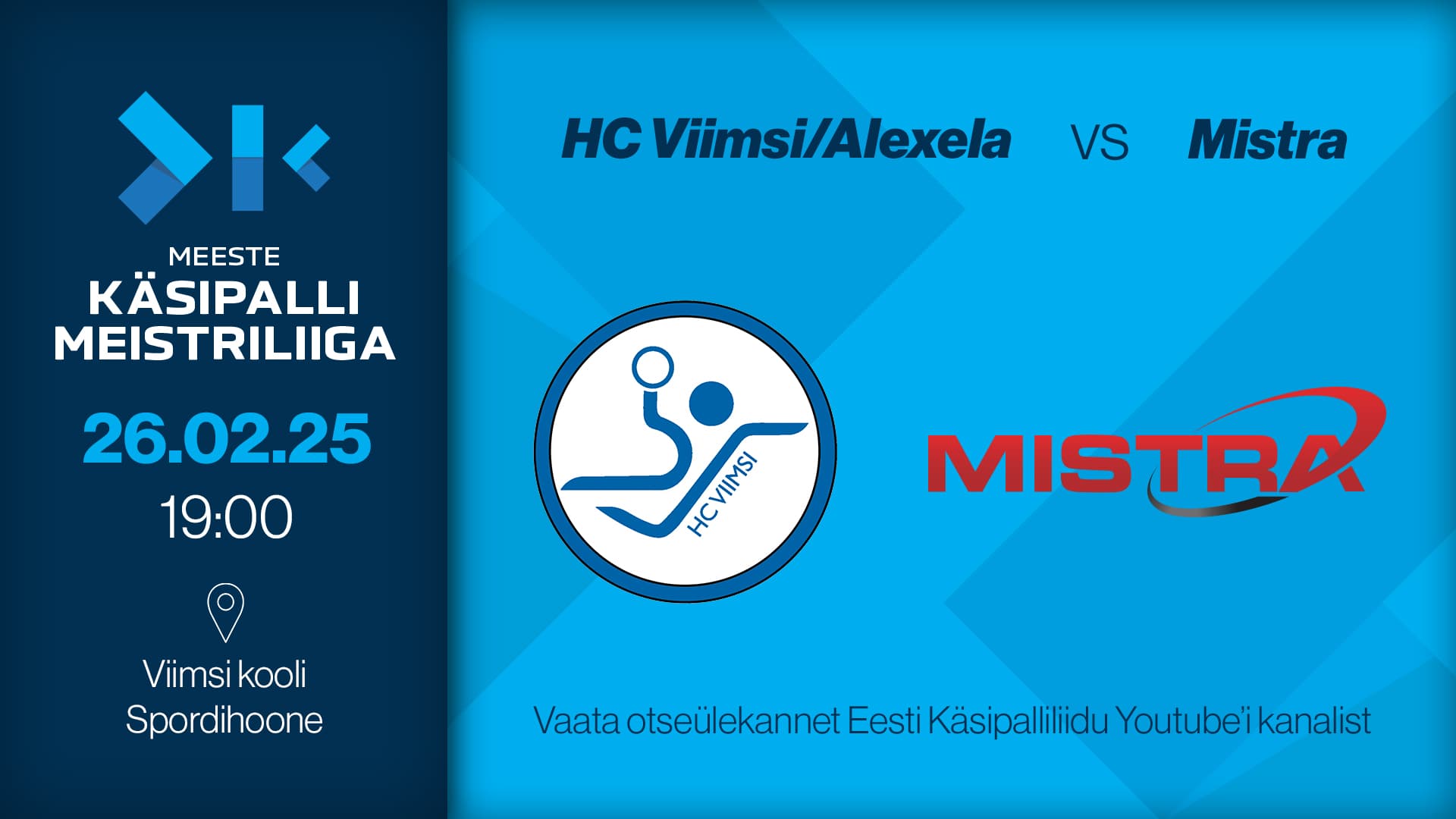 Vaata 2025 Eesti meistrivõistluste meeste meistriliiga kohtumist