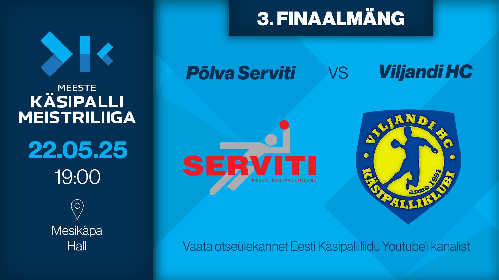 Vaata 2025 Eesti meistrivõistluste meeste meistriliiga finaalseeria kolmandat kohtumist
