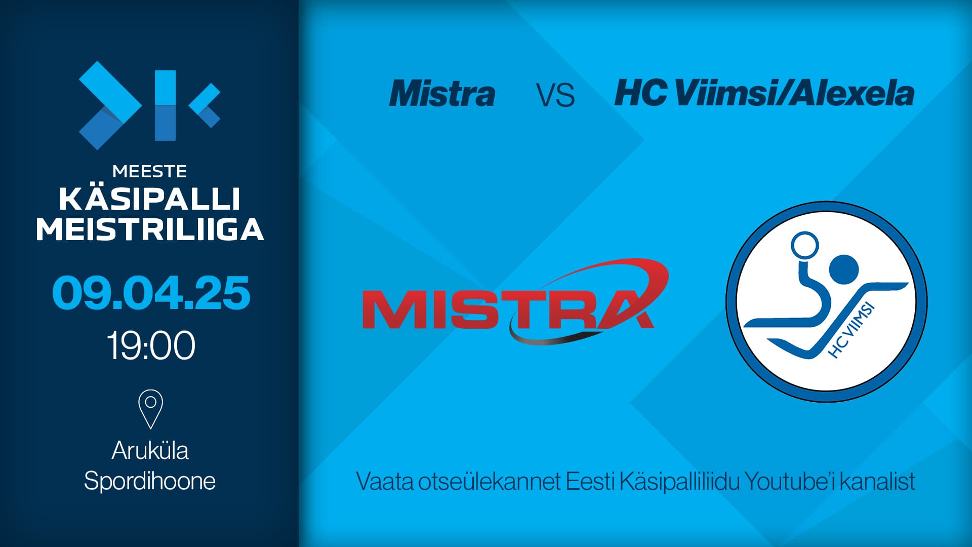 Vaata 2025 Eesti meistrivõistluste meeste meistriliiga kohtumist