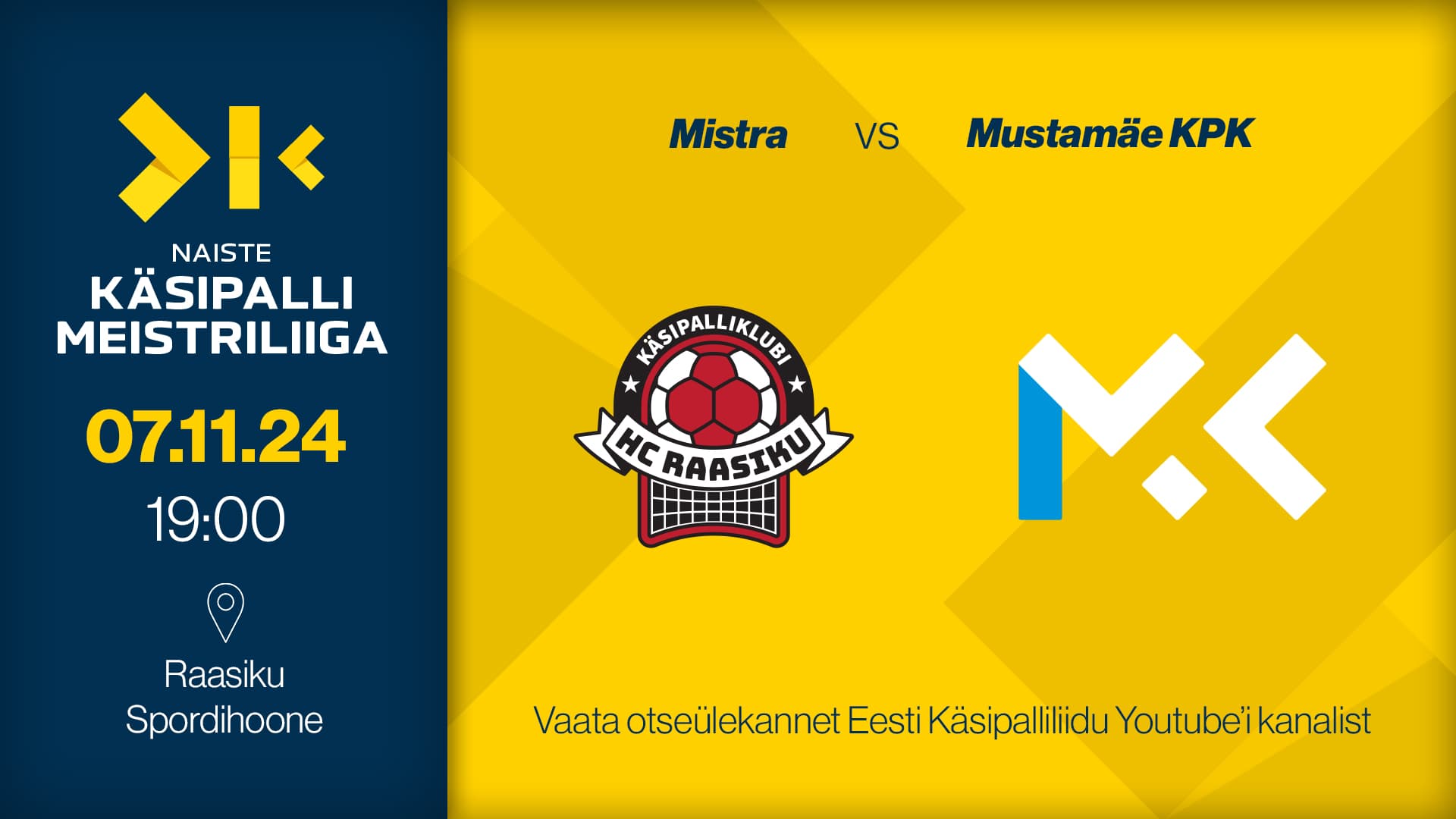 Vaata 2025 Eesti meistrivõistluste naiste meistriliiga teist kohtumist