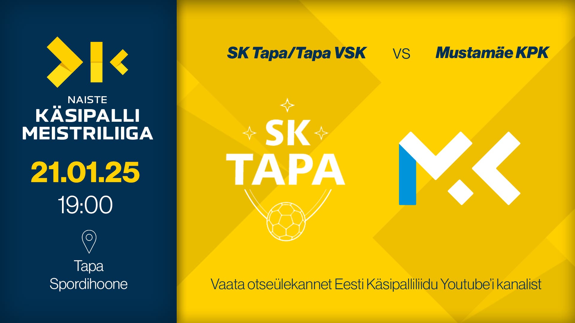 Vaata 2025 Eesti meistrivõistluste naiste meistriliiga kohtumist