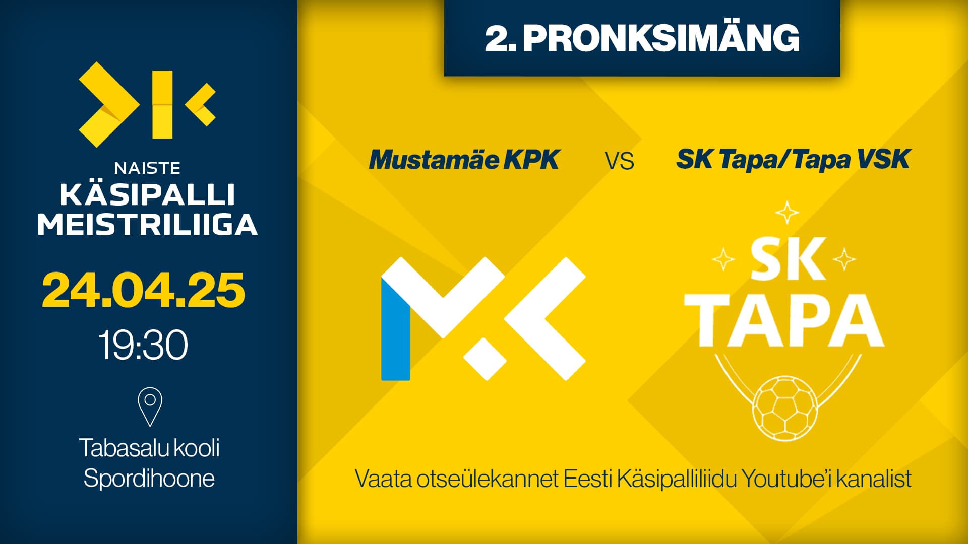 Vaata 2025 Eesti meistrivõistluste naiste meistriliiga pronksimängu