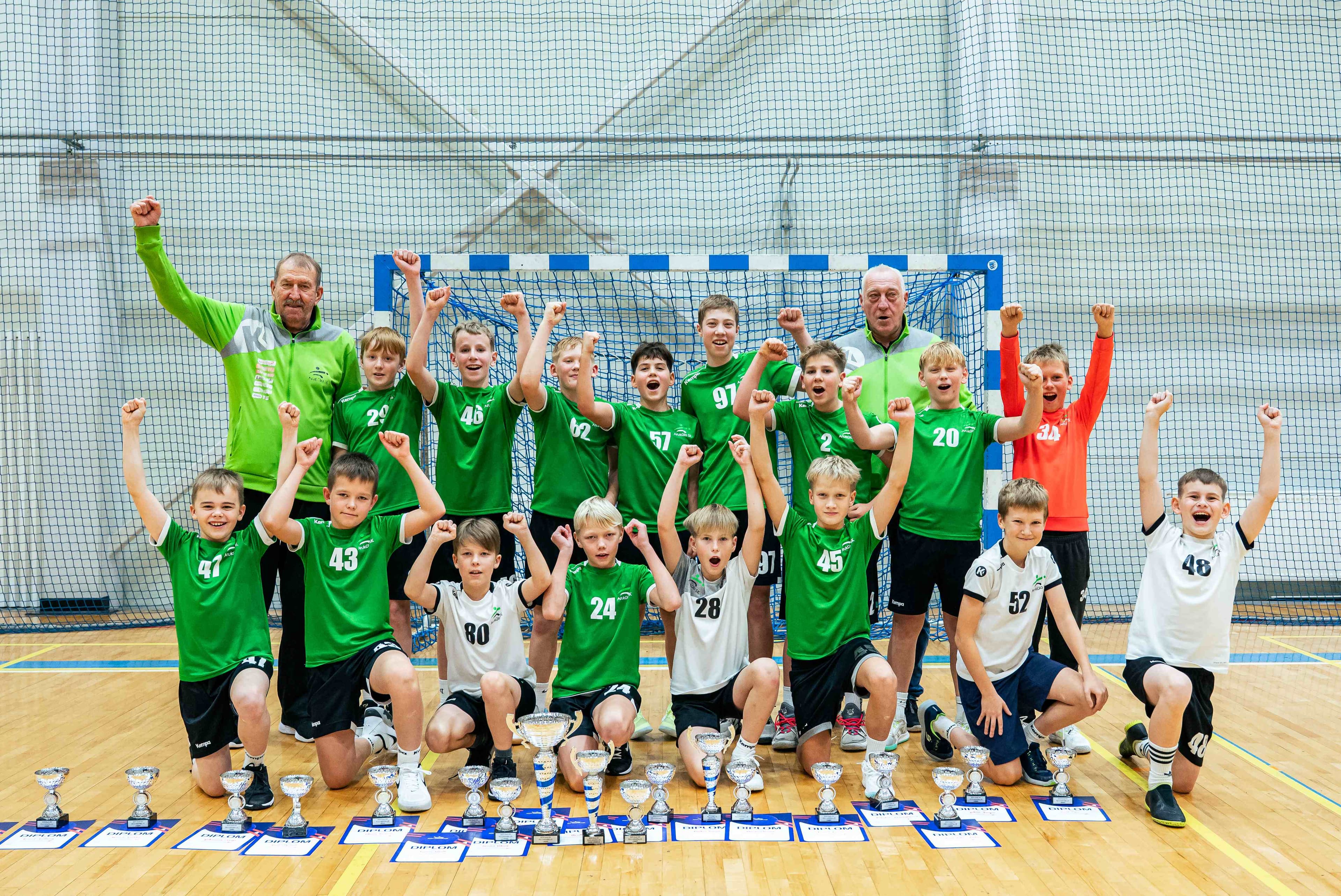 Aruküla Spordiklubi võistkond on 2025 Eesti karikavõitja noormeeste U12 käsipallis