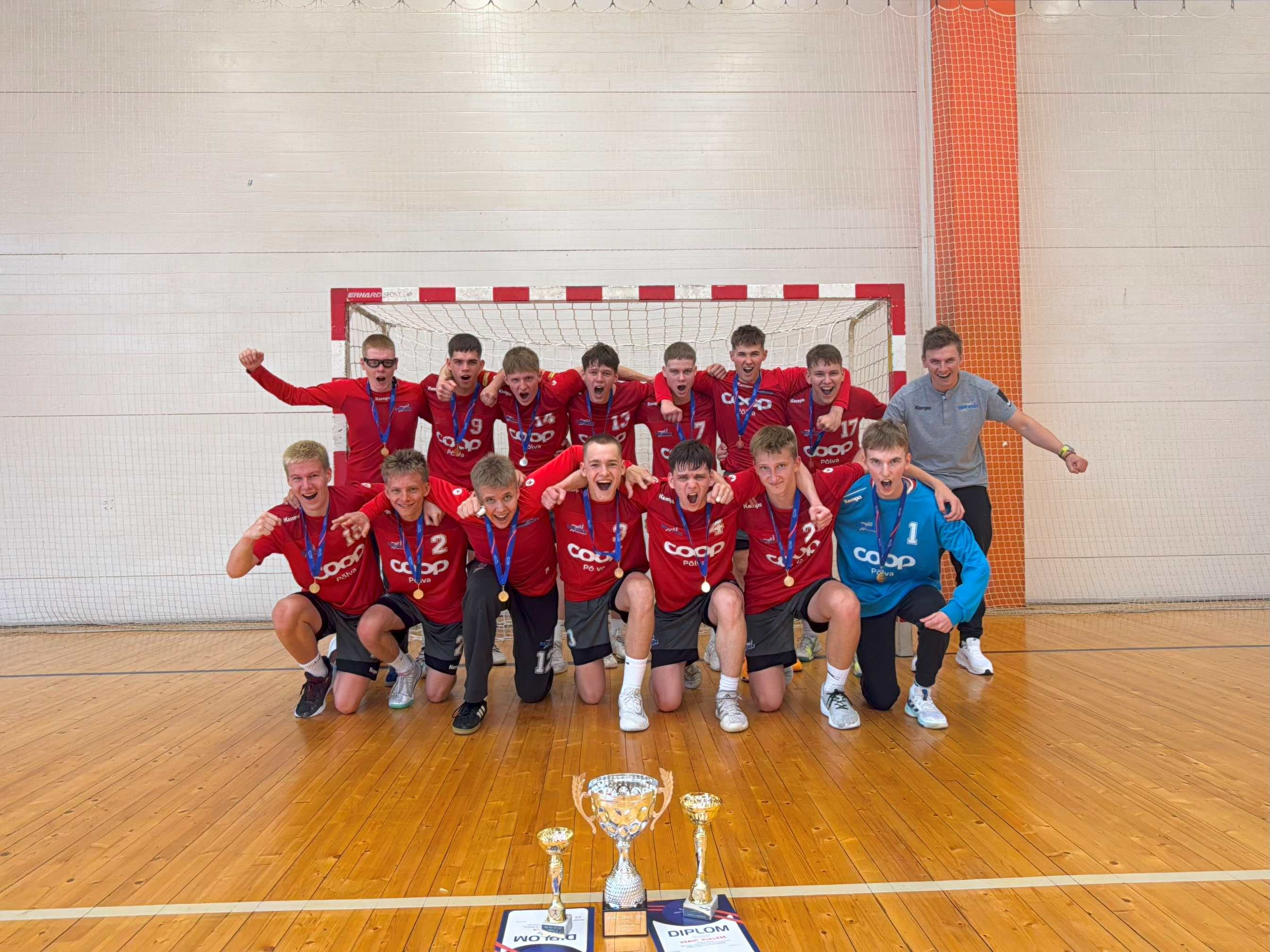 Põlva Käsipalliklubi/Põlva Spordikool võistkond on 2025 Eesti meister noormeeste U17 käsipallis