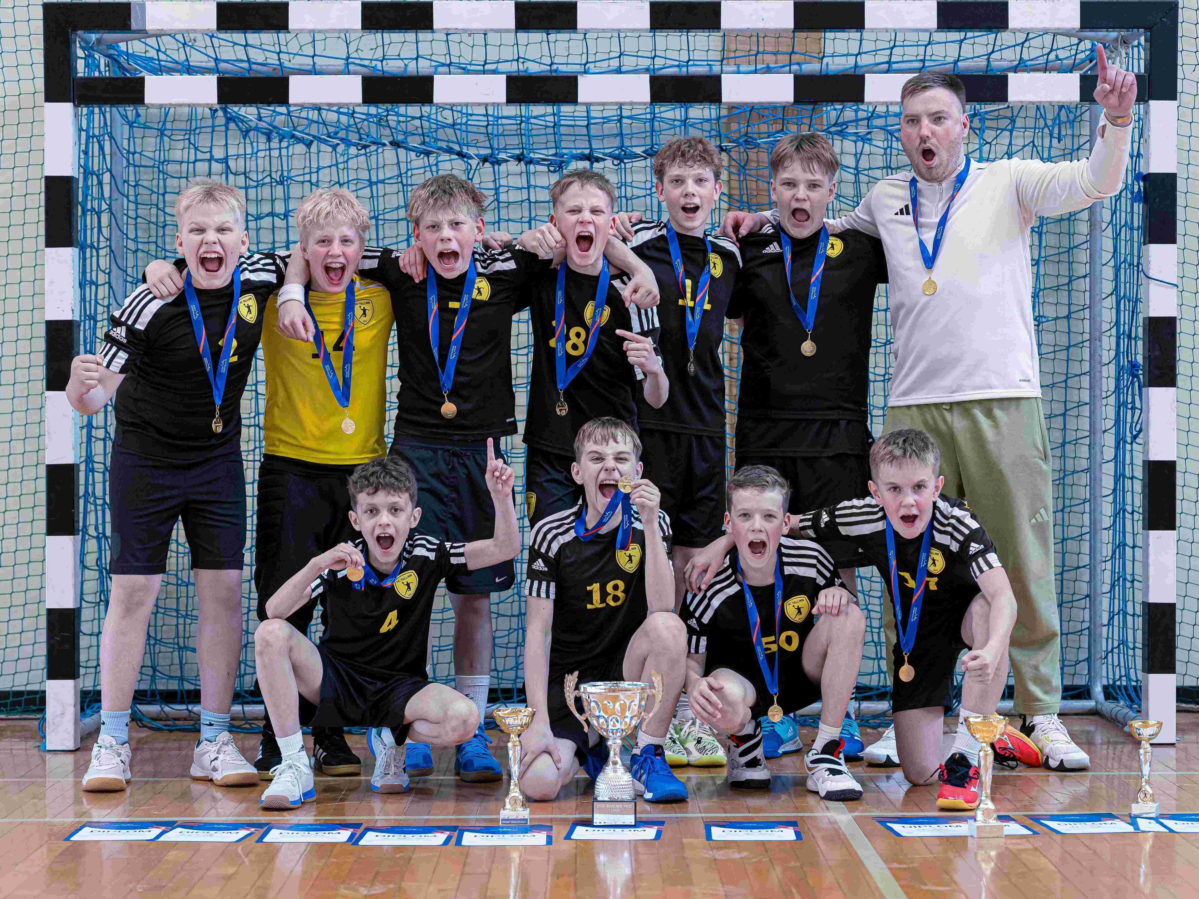 HC Tallinn 1 võistkond on 2025 Eesti meister noormeeste U12 käsipallis