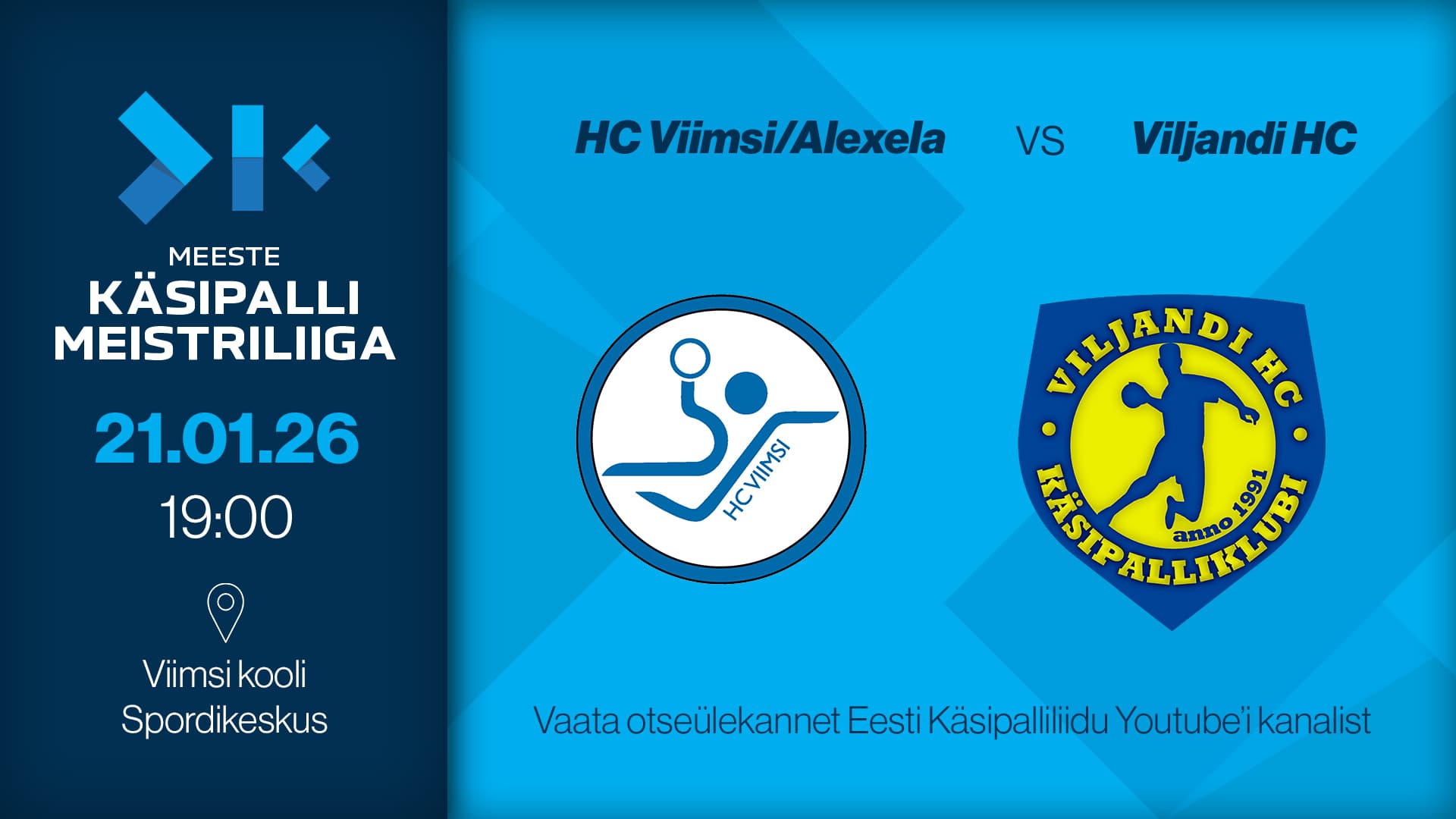 Vaata otse 2026 Eesti meistrivõistluste meeste meistriliiga kohtumist