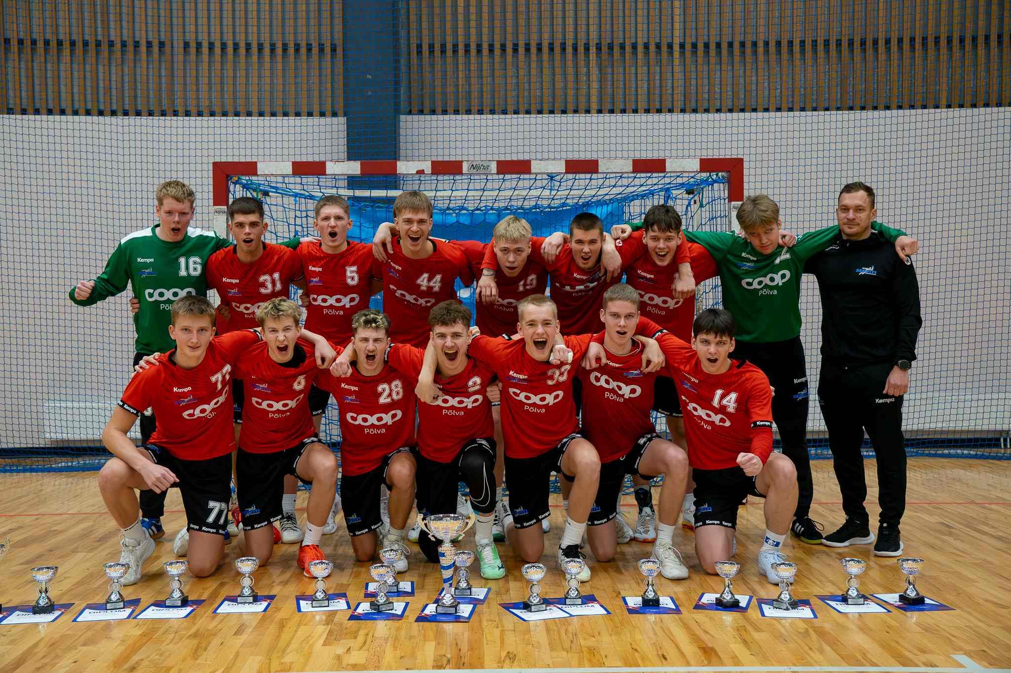 Põlva Käsipalliklubi/Põlva Spordikooli võistkond on 2025 Eesti karikavõitja noormeeste U18 käsipallis